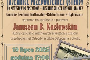 „Kulturalne lato na Mazurach”: spotkanie z Januszem B. Kozłowskim