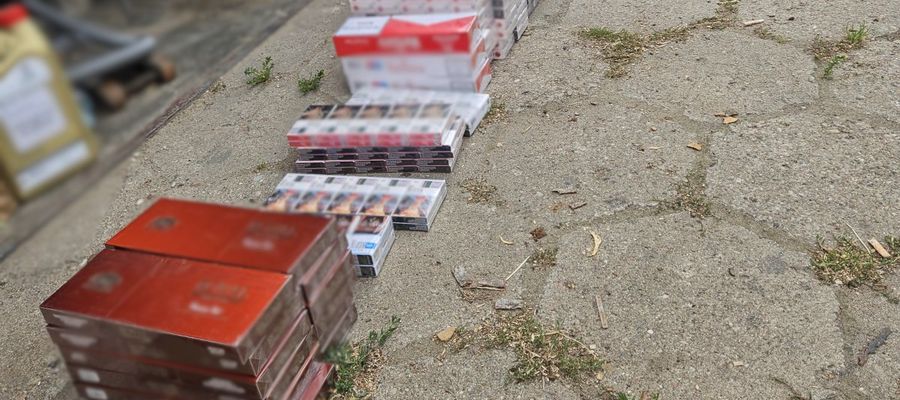 Tysiące papierosów bez akcyzy – 32-latek z Biskupca pod lupą policji