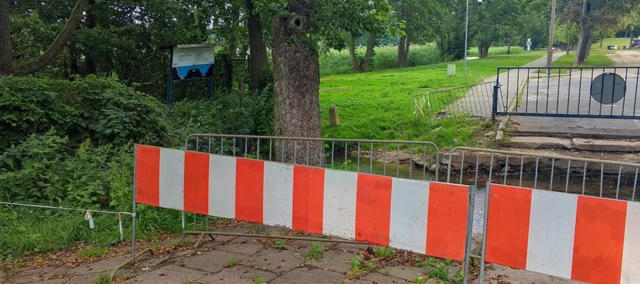Zlikwidowana przeprawa przez Kortówkę 