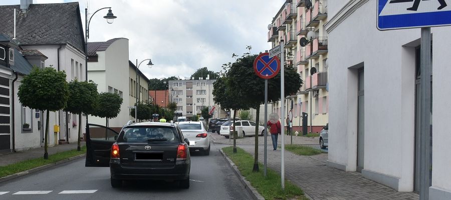 Potrącenie na pasach w Działdowie 