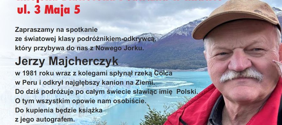 Biblioteka zaprasza na spotkanie z podróżnikiem