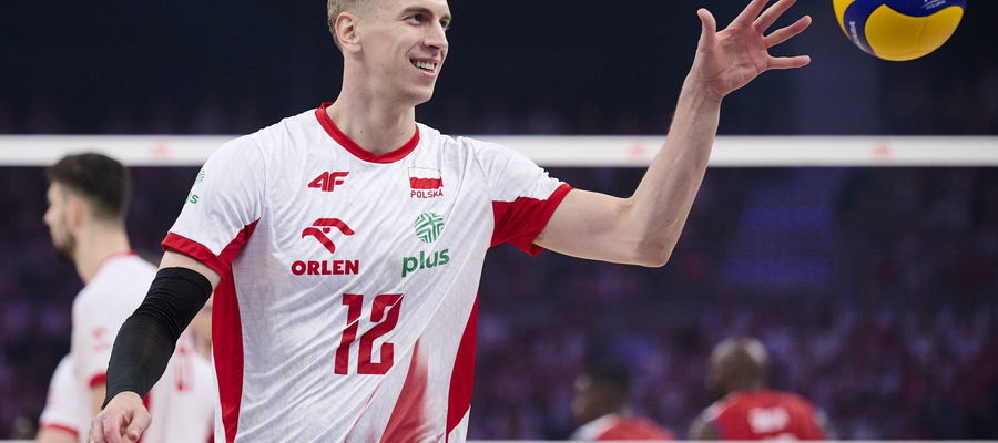 Artur Szalpuk podczas meczu Ligi Narodów z Kubą