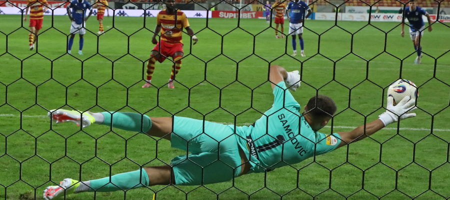 Afimico Pululu z rzutu karnego podwyższa na 2:0 dla Jagiellonii