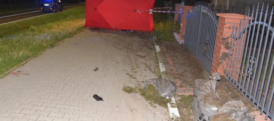 Dwoje młodych ludzi zginęło po uderzeniu motocykla w słupek ogrodzenia