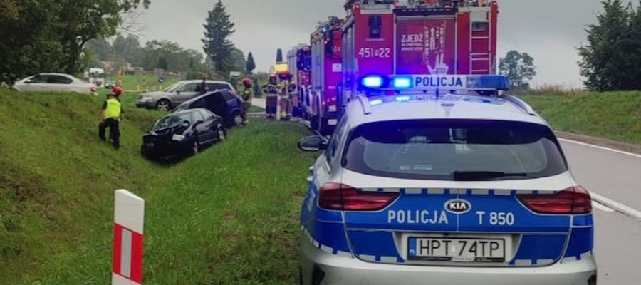 Do zdarzenia doszło na drodze W650 w Grabowie
