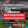 Zapraszamy na mecz MKS Działdowo vs. Kormoran Zwierzewo