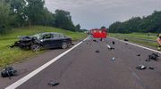 Tragiczny wypadek na S22. Motocyklista zginął na miejscu