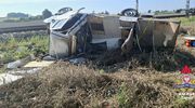 Tragiczny wypadek w Gronówku: kamper zderzył się z pociągiem