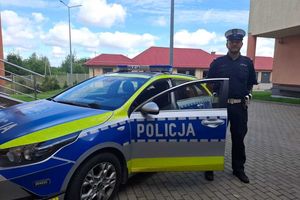Policjant był po służbie, ale bez wahania ruszył na pomoc