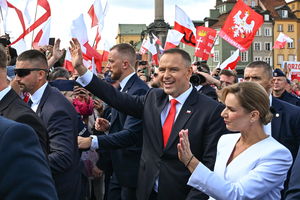 Prezydent i pierwsza dama przybyli do Pałacu Prezydenckiego