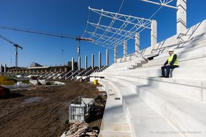 Nowoczesna arena w sercu Rzeszowa – PCLA nabiera kształtów [ZDJĘCIA]