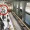 Chciał wepchnąć kobietę pod pociąg w warszawskim metrze. Jest nagranie