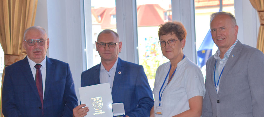 Jan Świątkowski w gronie władz powiatu