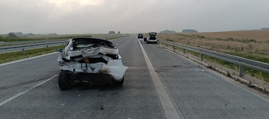 [AKTUALIZACJA] Koniec utrudnień po wypadku na ekspresówce