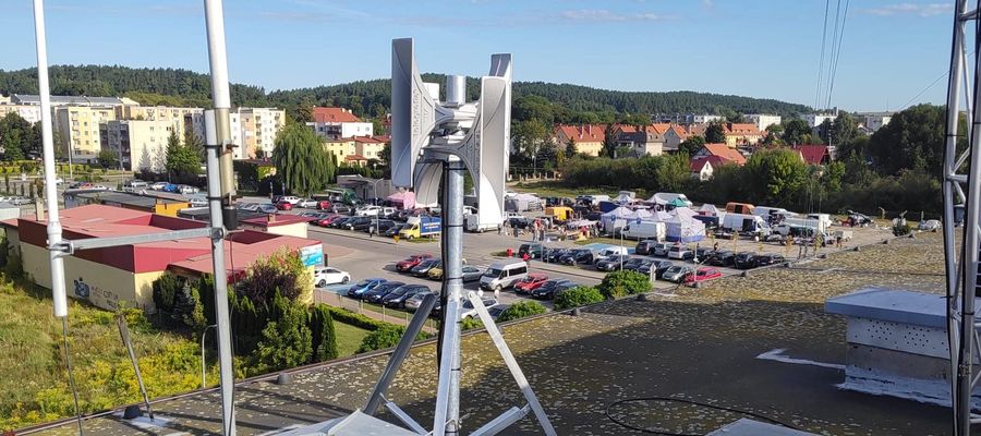 Nowe urządzenie na dachu komendy PSP