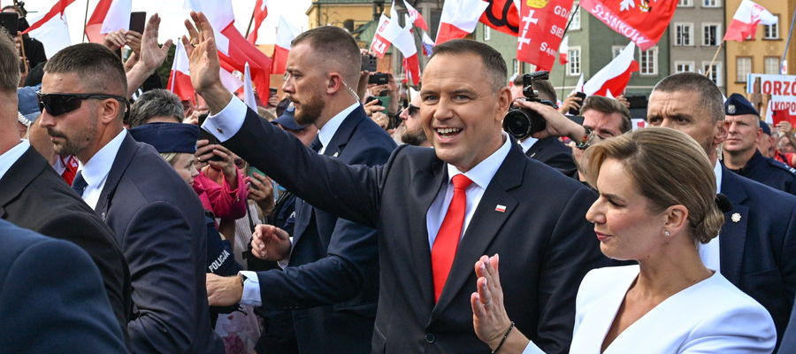 Uroczystość zaprzysiężenia Prezydenta RP Karola Nawrockiego. Pre