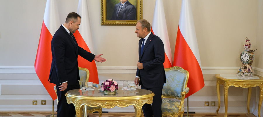 Spotkanie prezydenta Karola Nawrockiego i premiera Donalda Tuska. 