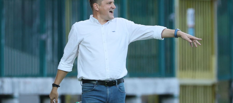 Trener Wieczystej Kraków Przemysław Cecherz 