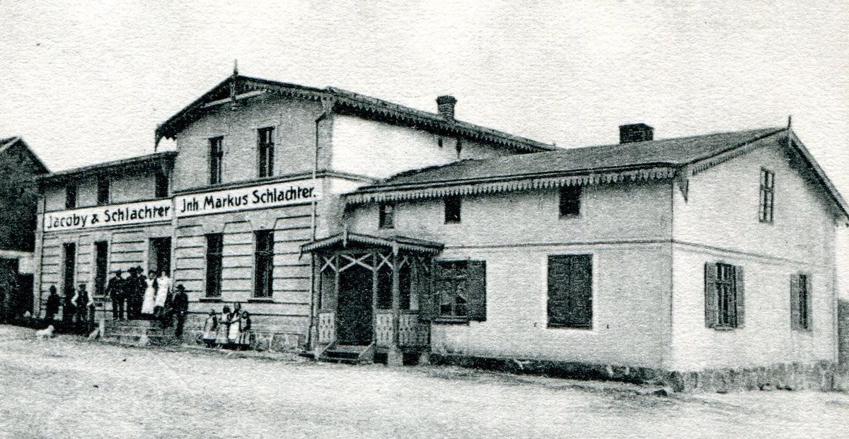 Karczma w Łąkorzu, której budynek stoi do dzisiaj