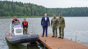 Nowy pomost na jeziorze Gołdap już gotowy. Powiat wsparł inwestycję