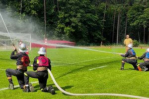 Strażacka rywalizacja w Lidzbarku. Drużyna z Kiełpin najlepsza