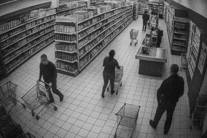 35-latek ujęty w markecie, drugi raz tego samego dnia