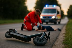 Zdarzenia z udziałem hulajnóg! Policja przypomina zasady i pierwszeństwo pieszych