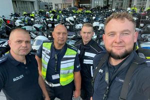 Policjanci z Warmii i Mazur na międzynarodowym szkoleniu motocyklowym w Austrii