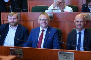 Ulewa znów zalała rondo w Lidzbarku Warmińskim. Sprawą zajmie się sejmik województwa
