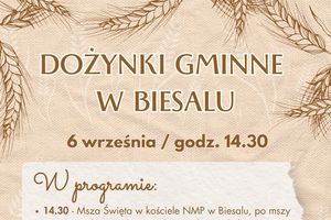 Dożynki w Biesalu – 6 września 2025 r.