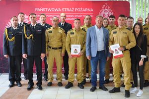 Uroczyste ślubowanie nowych strażaków w Lidzbarku Warmińskim