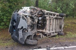 Na trasie Pisz - Ruciane-Nida zderzyły się trzy samochody