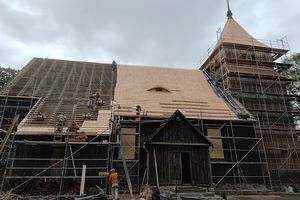 Kościół w Wieliczkach odzyskuje blask. Trwa kompleksowy remont świątyni