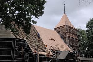 Najstarszy drewniany kościół na Mazurach przechodzi remont