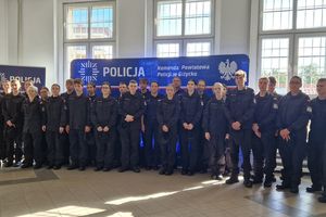 Uczniowie mogli zobaczyć pracę policjantów 