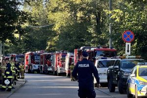 Wszystkie służby w Malinówce. Na miejscu także śmigłowiec