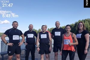 Policjanci z Mrągowa wsparli charytatywny Bieg o Buzdygan Komendanta-Rektora AP w Szczytnie