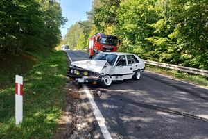 18-latek uciekł z miejsca kolizji, był pijany