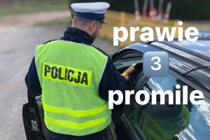 Wydmuchał prawie 3 promile