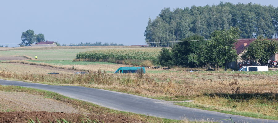 Mniszków, powiat opoczyński – miejsce upadku rosyjskiego drona 