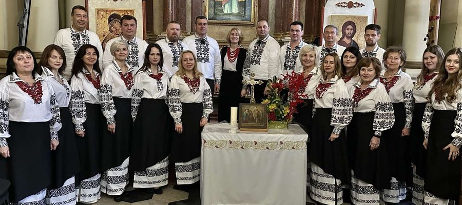Chór „Błogosławieństwo” z Parafii Św. Jozafata w Szeptyckim (obwód lwowski, Ukraina)