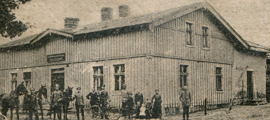 Karczma rodziny Trzcińskich w Mrocznie w 1910 roku