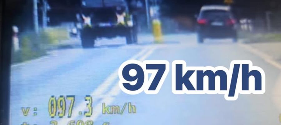43-letnia mieszkanka Szczytna przekoczyła prędkość o 57 km/h