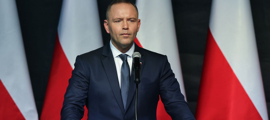 Karol Nawrocki w Wieluniu.