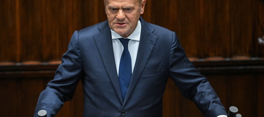 Donald Tusk w Sejmie.