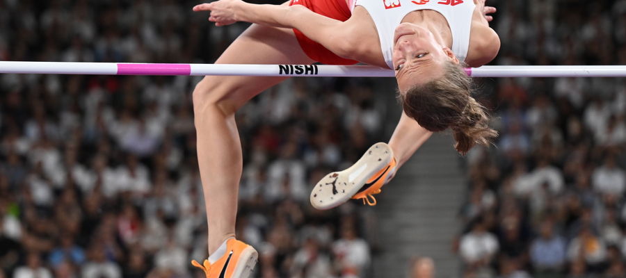 Maria Żodzik podczas eliminacji konkursu skoku wzwyż