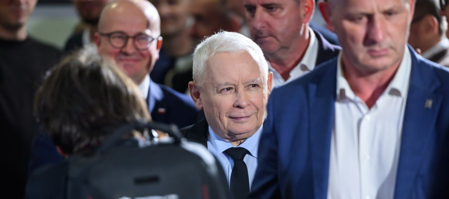 Prezes PiS Jarosław Kaczyński 