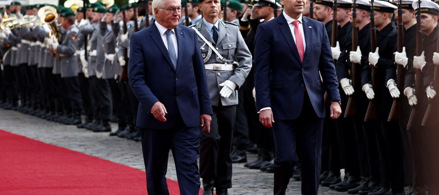 Karol Nawrocki i Frank-Walter Steinmeier.