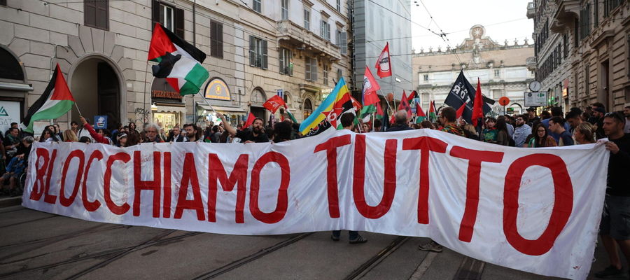 Propalestyńska demonstracja w Rzymie
