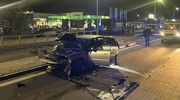 Groźny wypadek. Kierowca Audi miał 2 promile alkoholu, pasażer trafił do szpitala